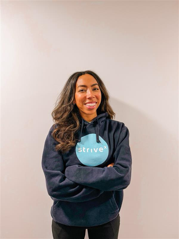 Elysha Jones, Business Services Manager at striveX